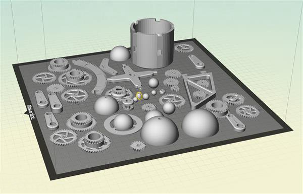 3D打印技術(shù)幾步走 3D打印全自動太陽系模型免費(fèi)教程
