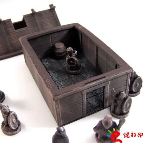 復(fù)古風(fēng)的金屬質(zhì)感3D打印VIKING房子欣賞 很像巧克力(帶下載地址)